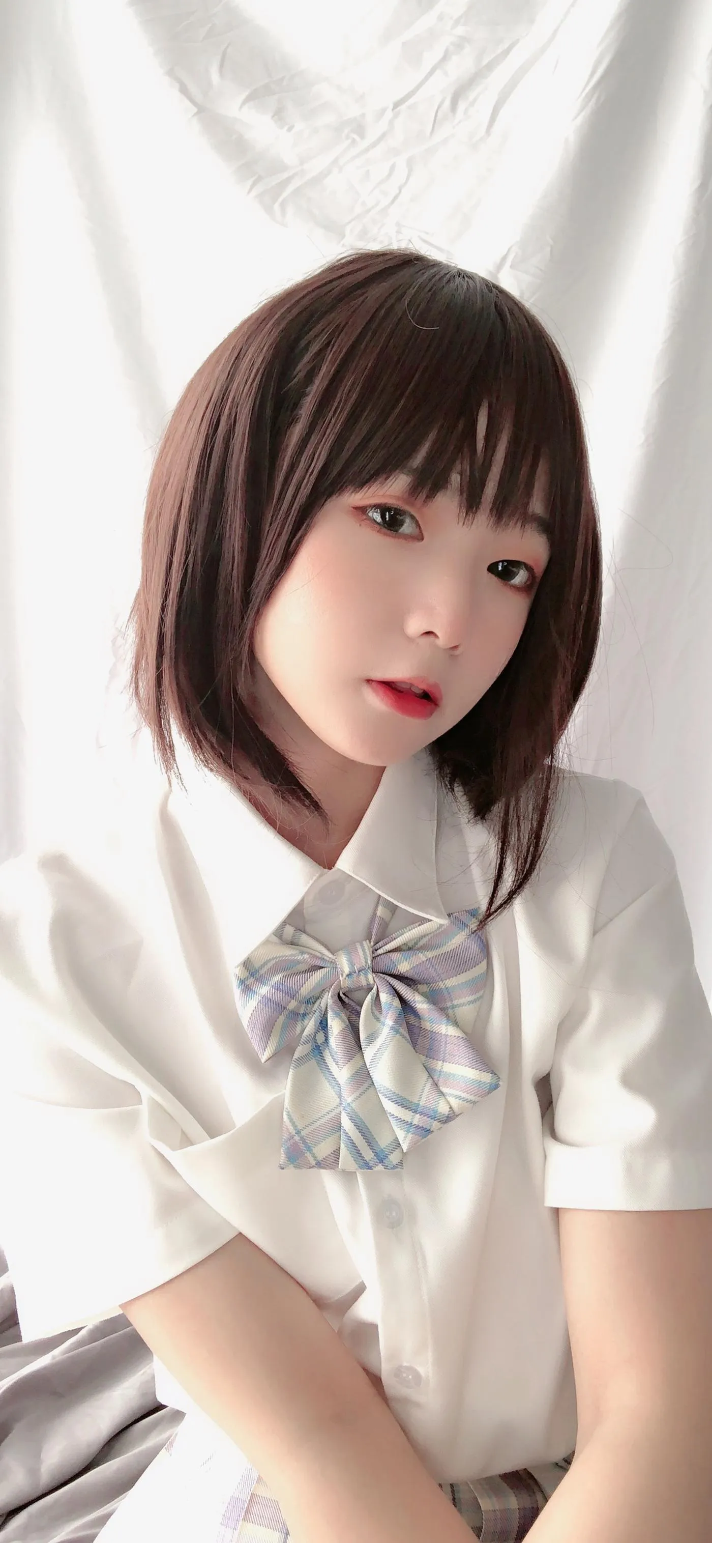 是青水 – NO.12 学妹jk自拍 [33P]插图1
